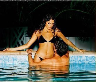 Is a pool owner acting deceptively if he knows in advance that women love pools and hot tubs?